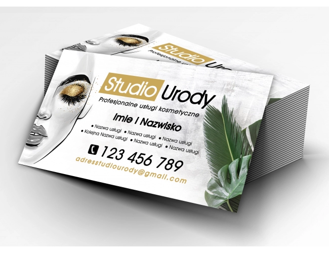 Wizytówki dla firmy beauty w1